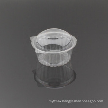 16oz plastic clamshell packaging food salad container with dome lid